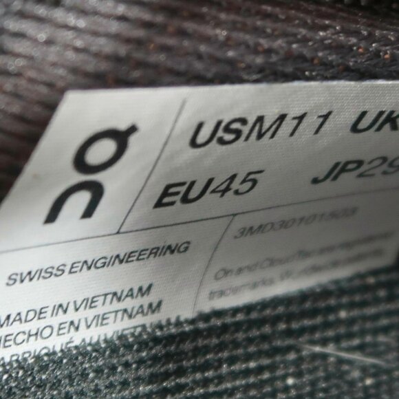 On Running Athletic Shoes - Black, Gray, White - Picture 15 of 15